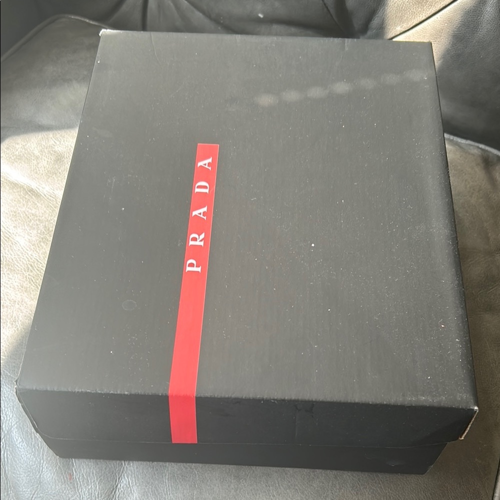 Prada Black Box with Red Stripe